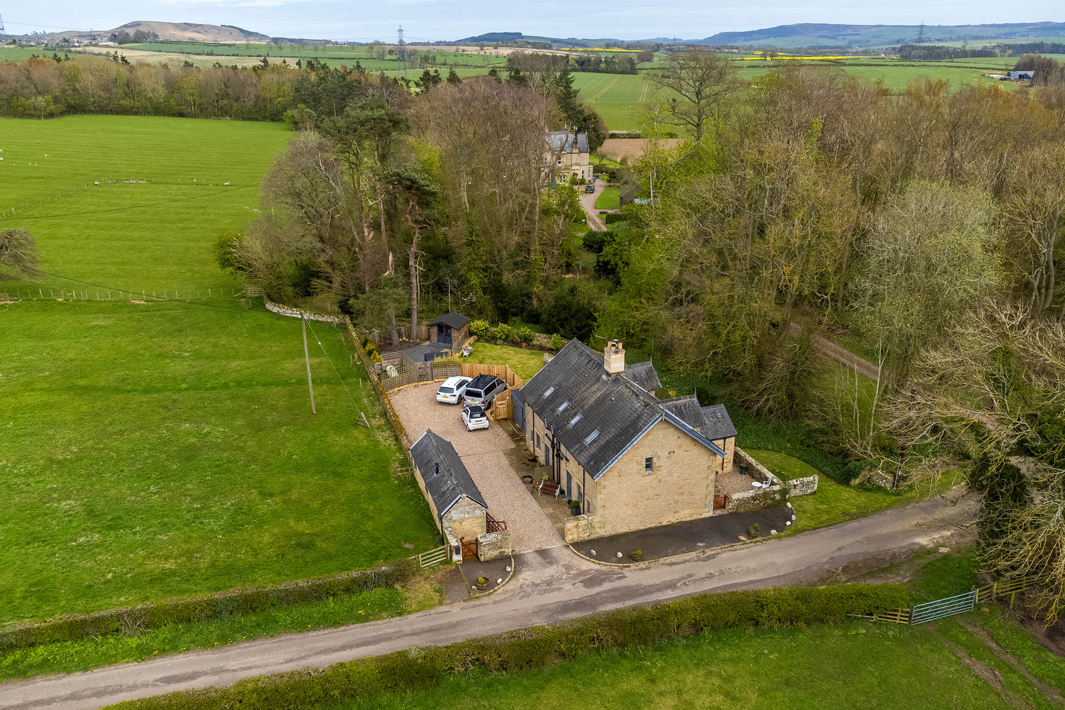 Grange Cottages, Glanton, Alnwick, Northumberland, NE66 4BE